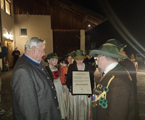 70. Geburtstag Ehrenhauptmann Gerhard Gründler